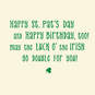 Double Luck o' the Irish St. Patrick's Day Birthday Card, , large image number 2
