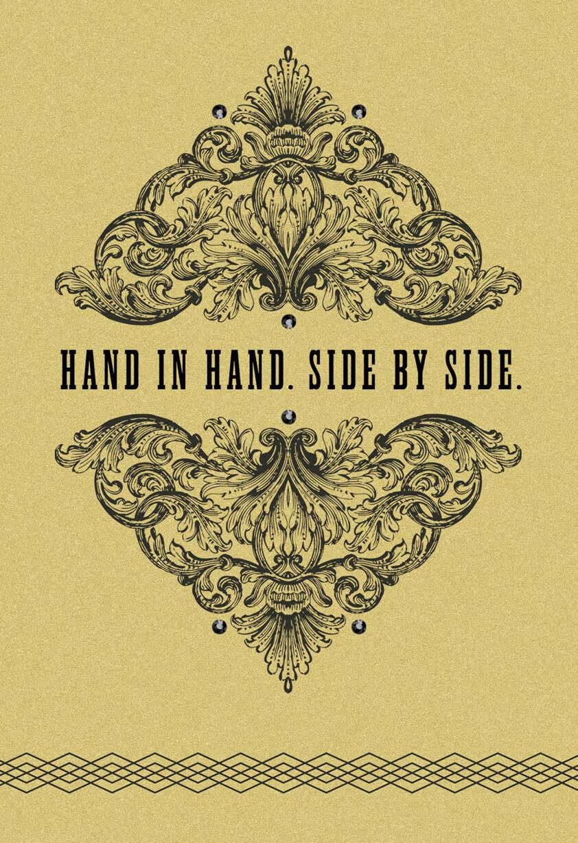 Hand in Hand, Side by Side Birthday Card