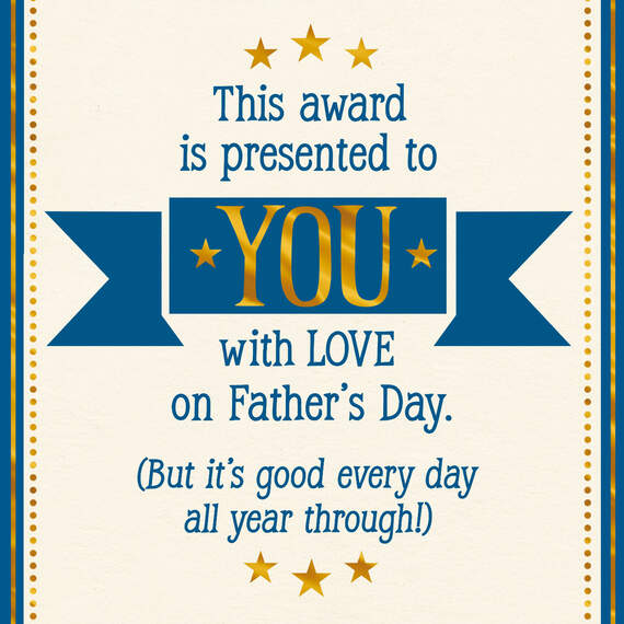 Amazing Grandpa Award Father's Day Card, , large image number 4