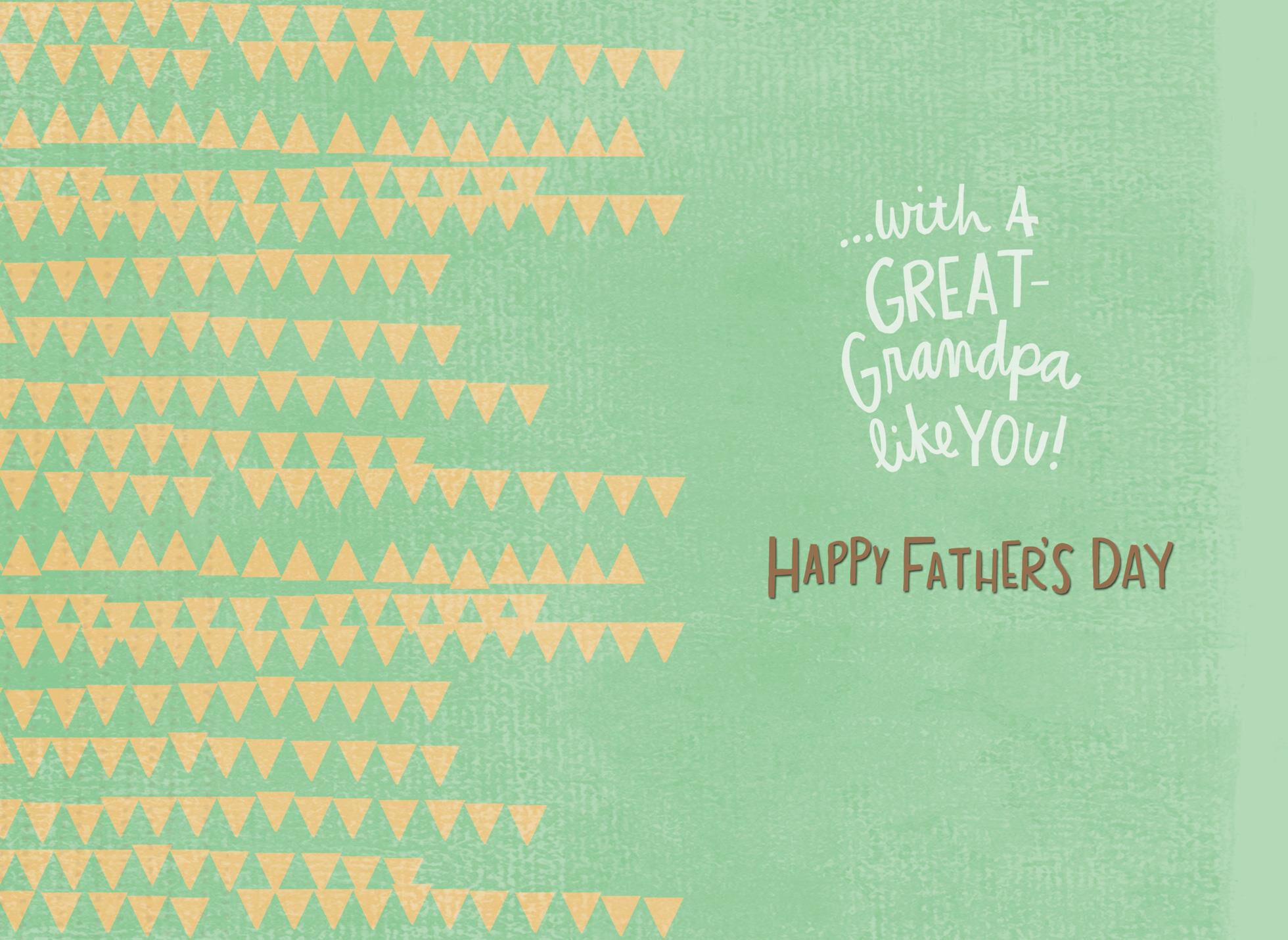 Big and Little Bear Father's Day Card for Great-Grandpa