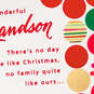 You Bring Happiness Christmas Card for Grandson, , large image number 4