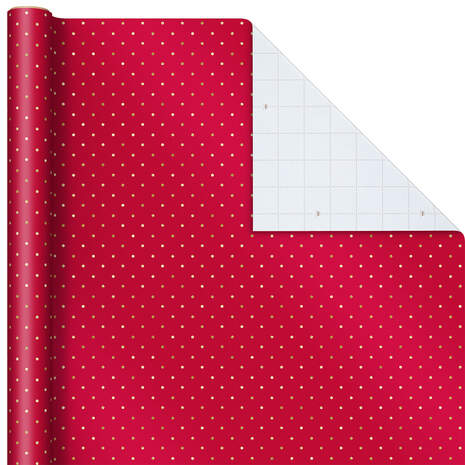 Red Plaid Wrapping Paper, 45 sq. ft., , large
