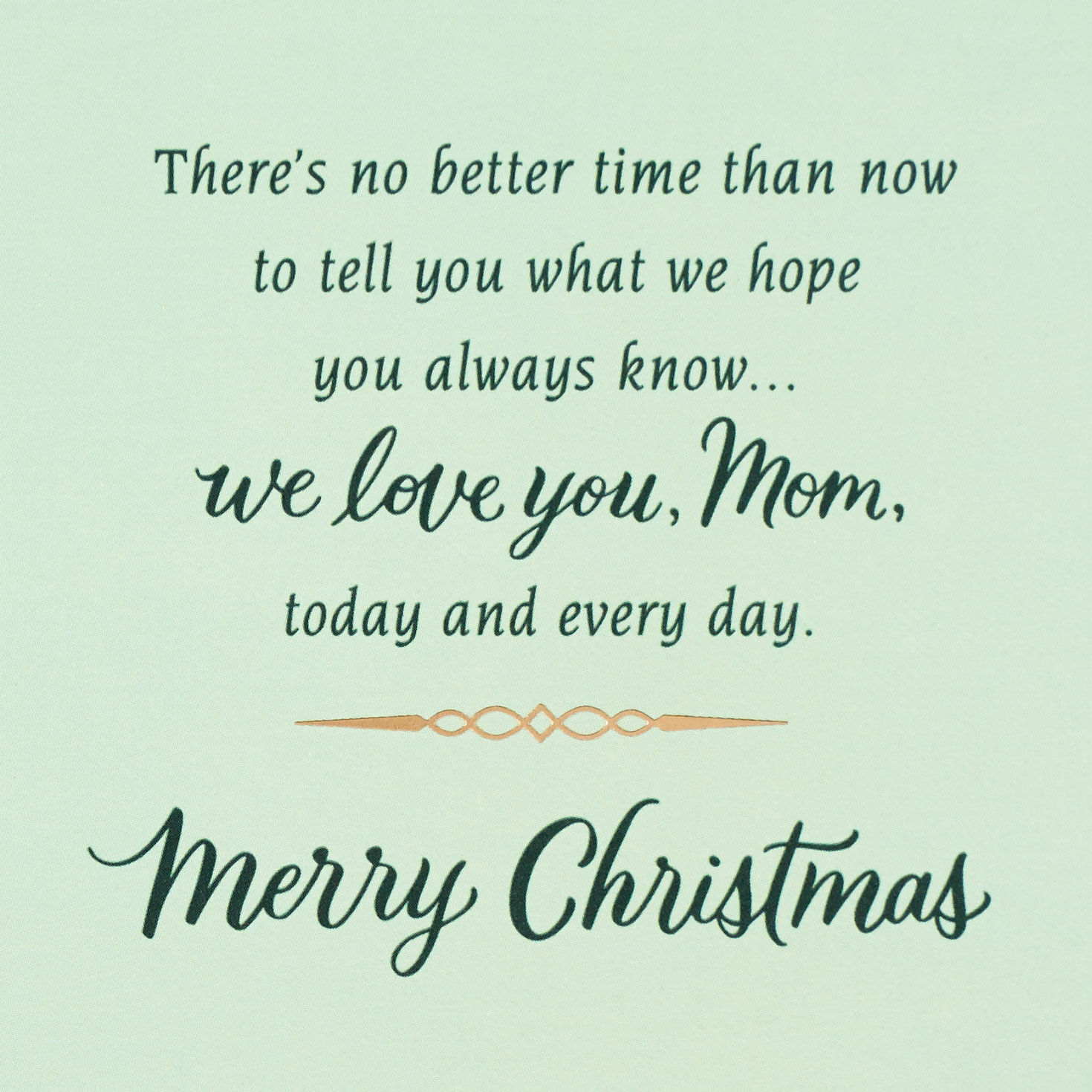 We Love You, Mom Christmas Card, , large image number 3