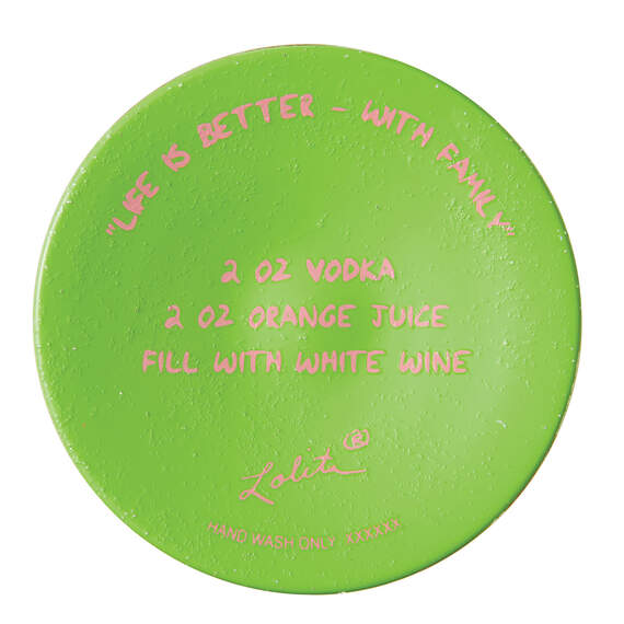 Lolita Life Is Better With Family Wine Glass, 15 oz., , large image number 4