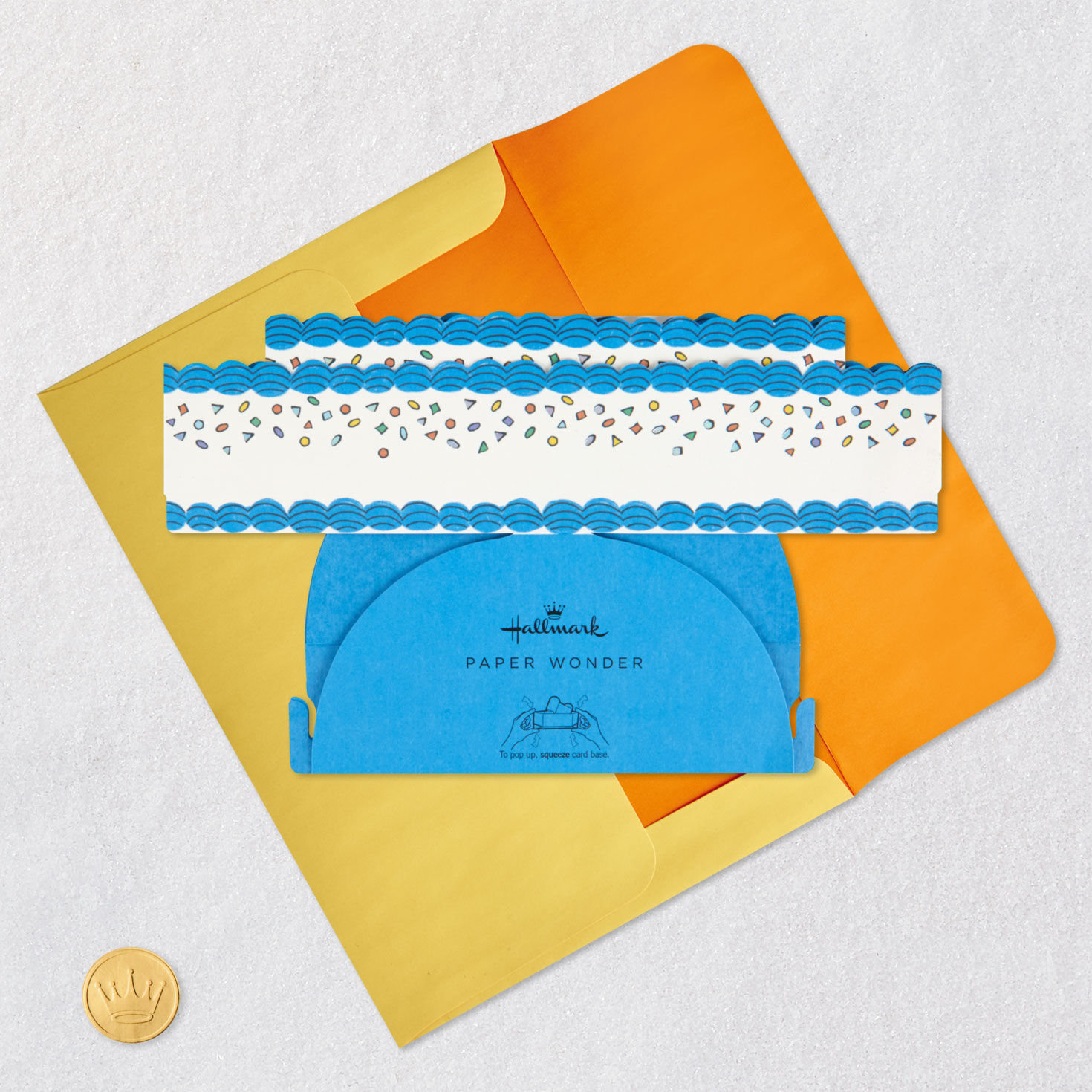 Peanuts&reg; Joe Cool Snoopy Cake 3D Pop-Up Birthday Card, , large image number 5