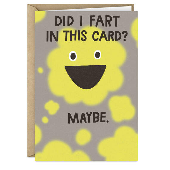 Fart in a Card Funny Birthday Card