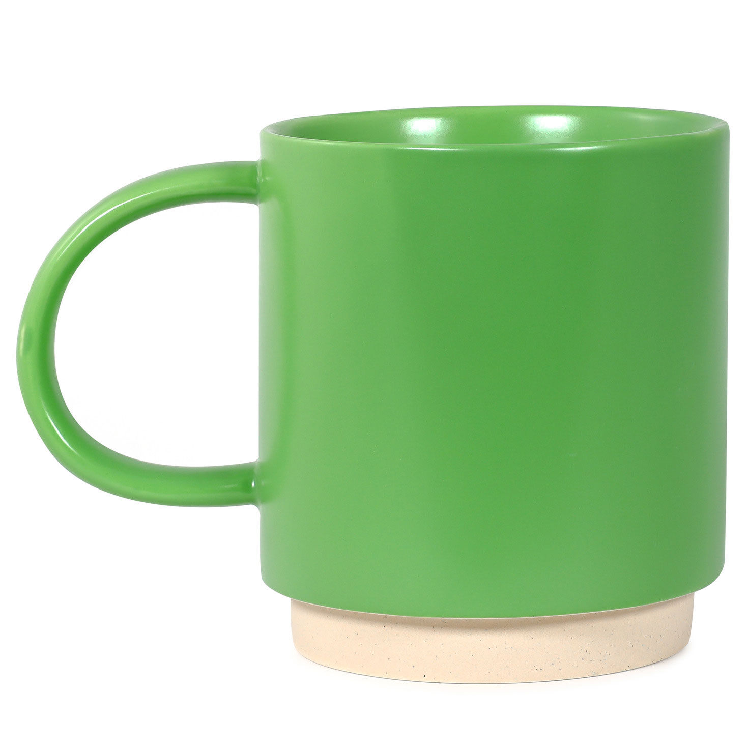 Tired But Trying Bright Green Mug back image number 2