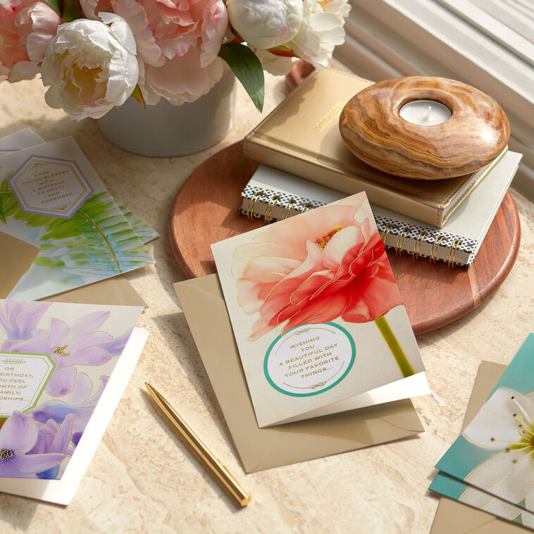 Floral Blessings Assorted Birthday Cards, Pack of 16, , large image number 7