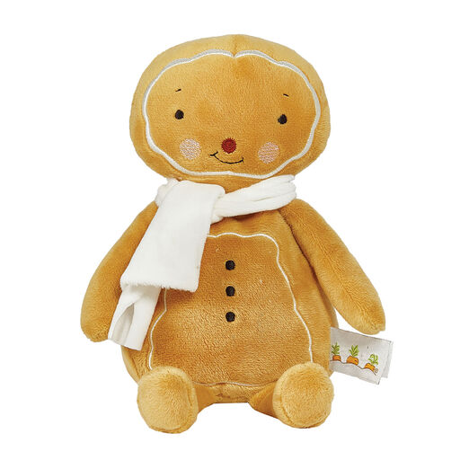Bunnies By the Bay Ginger Holiday Sweets Gingerbread Boy Plush, 9", 