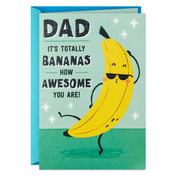 Totally Bananas Funny Pop-Up Father's Day Card for Dad
