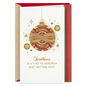 Ornate Red and Gold Ornament Christmas Card Card Front image number 1