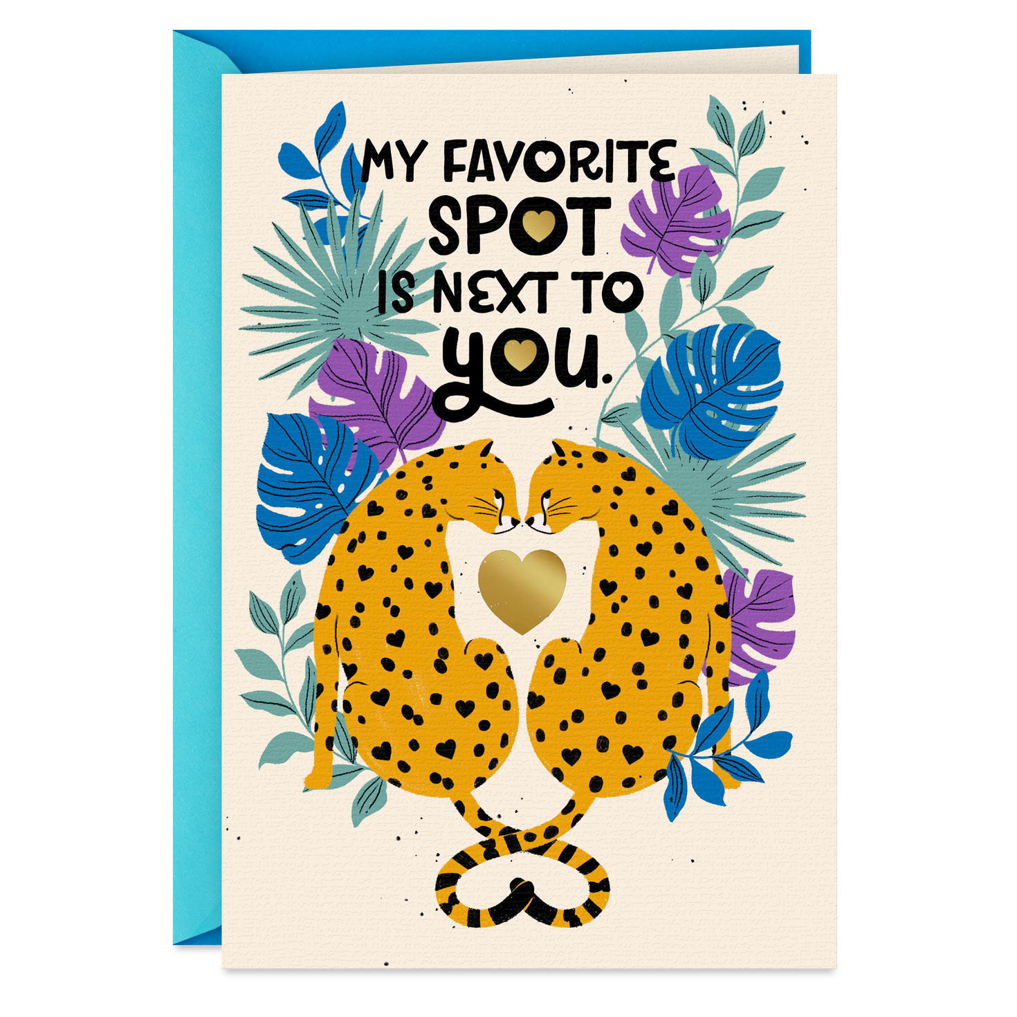 My Favorite Spot Romantic Birthday Card for Him