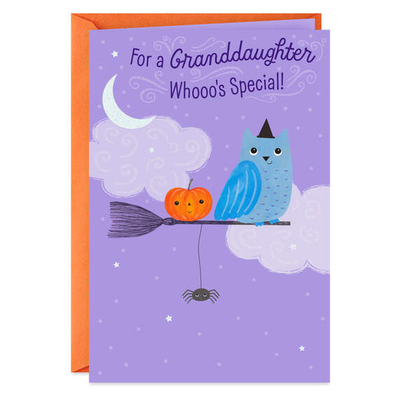 Love and Fun Halloween Card for Granddaughter, , large image number 1