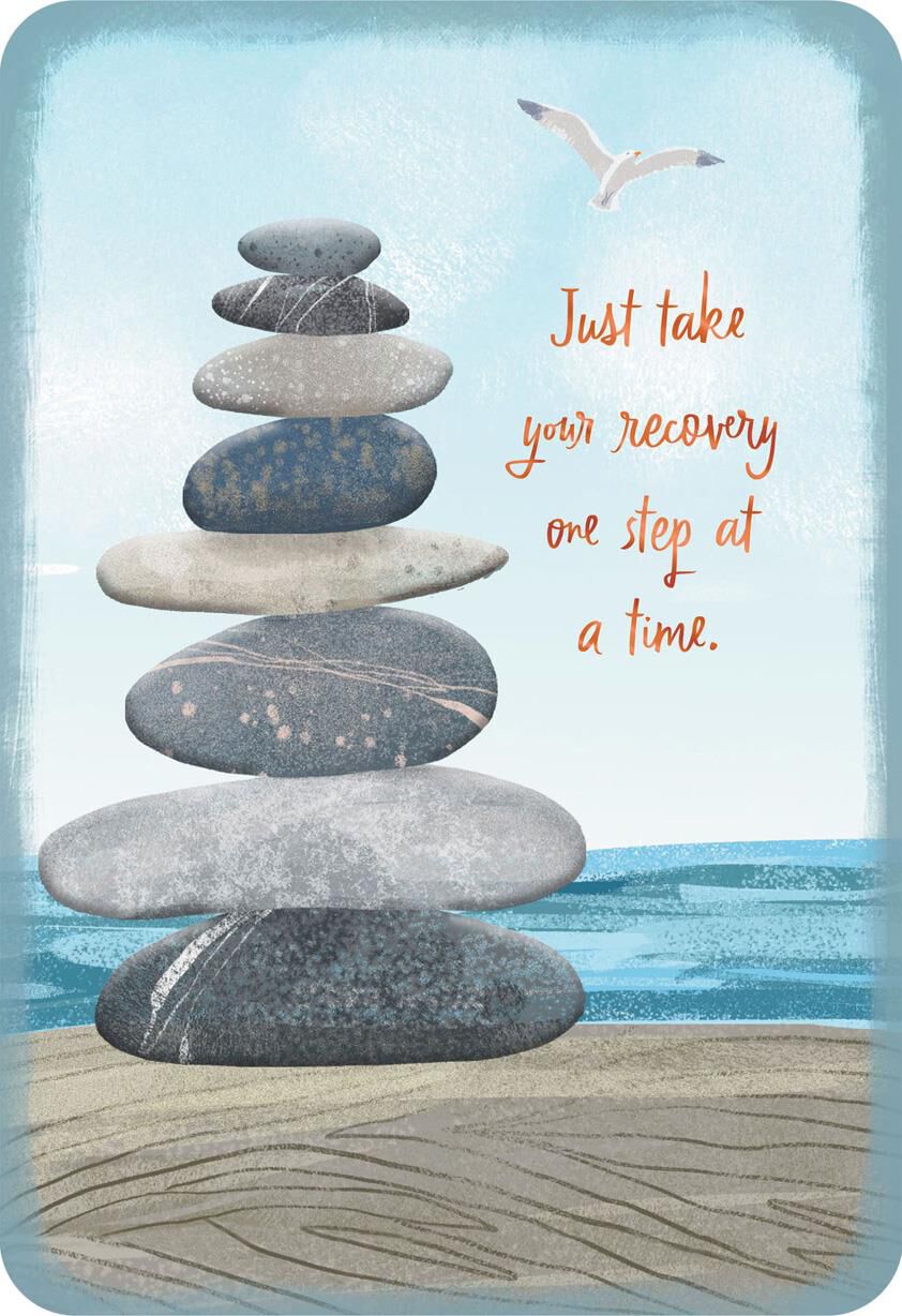 One Step at a Time Get Well Card