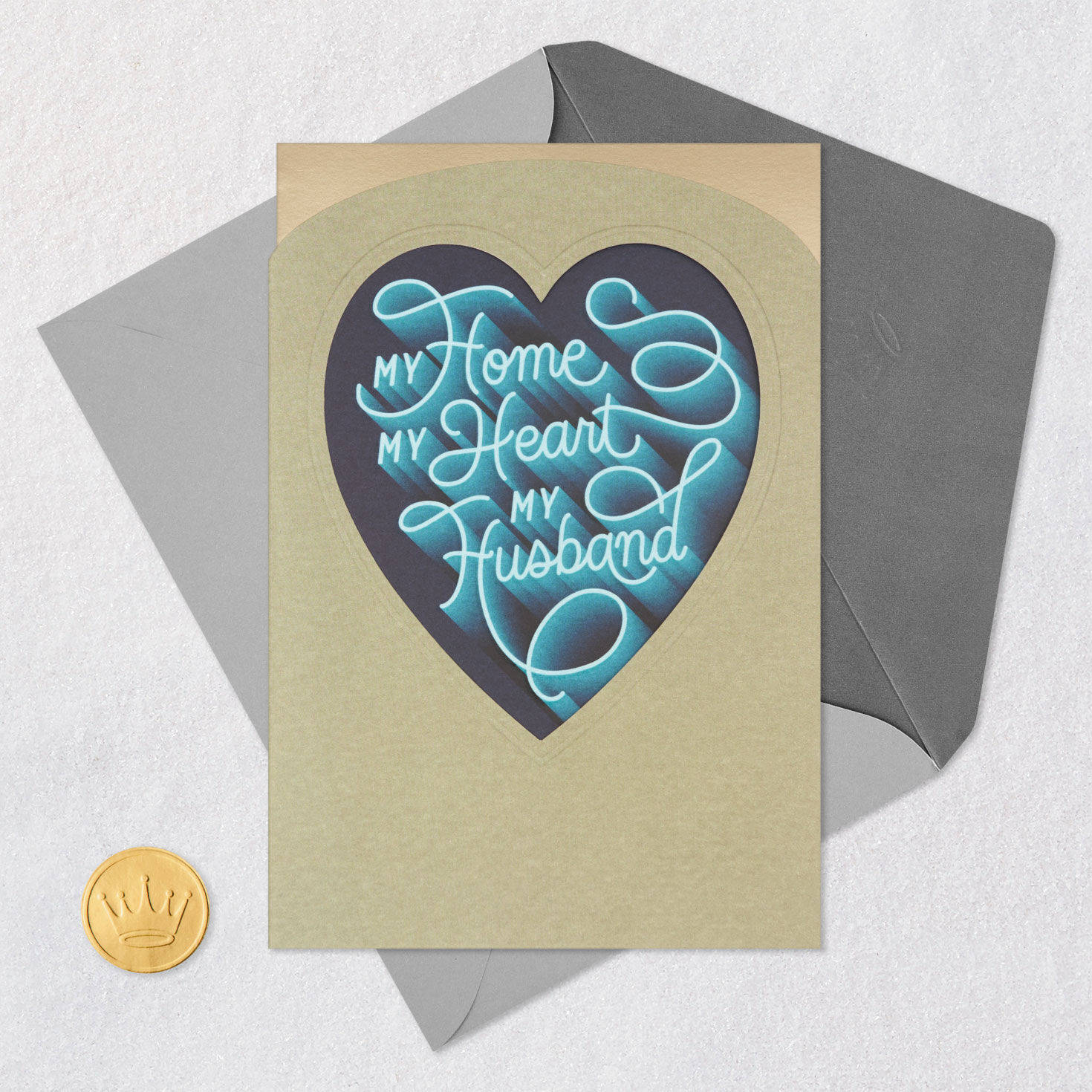 My Home, My Heart, My Husband Anniversary Card for only USD 5.59 | Hallmark