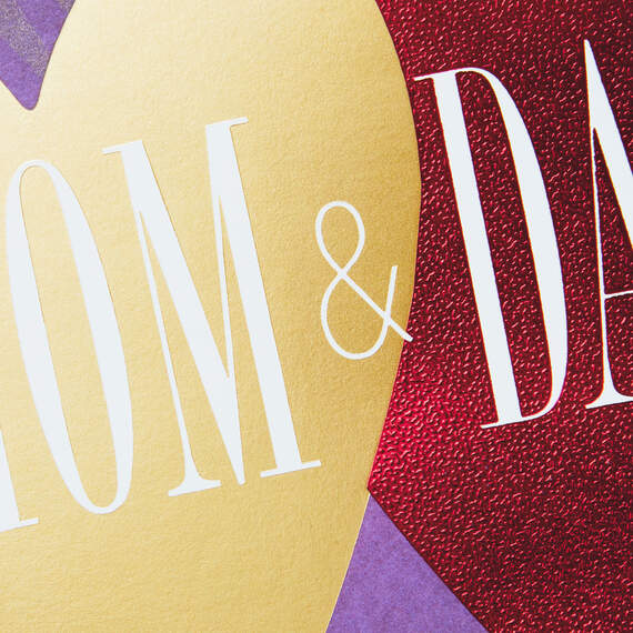You Two Are My Heart Valentine's Day Card for Mom and Dad, , large image number 5