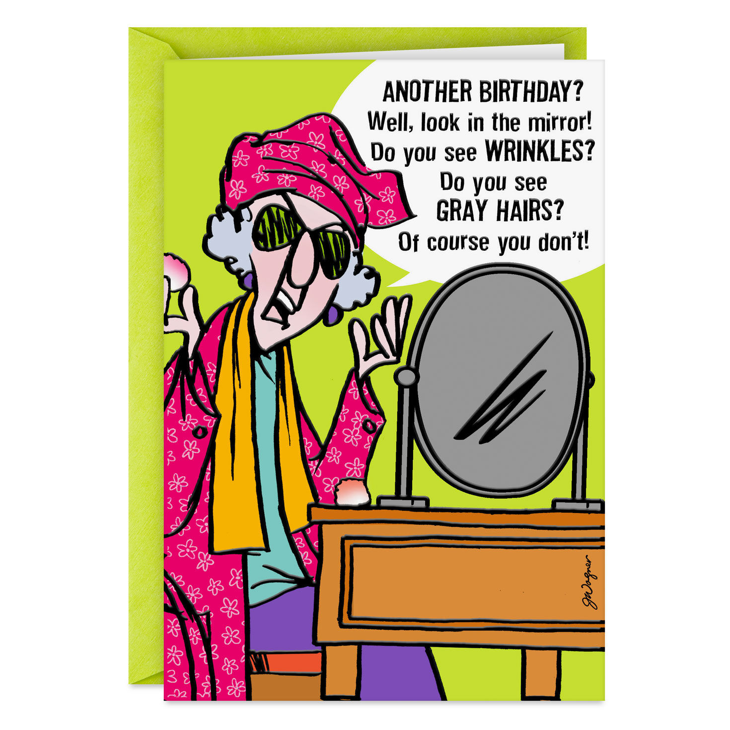 Maxine™ Look in the Mirror Funny Birthday Card