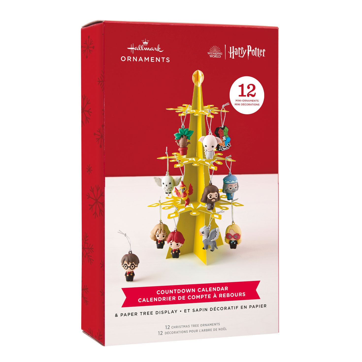 Harry Potter&trade; Hallmark Countdown Calendar Paper Tree Set With 12 Mini Ornaments, , large image number 5
