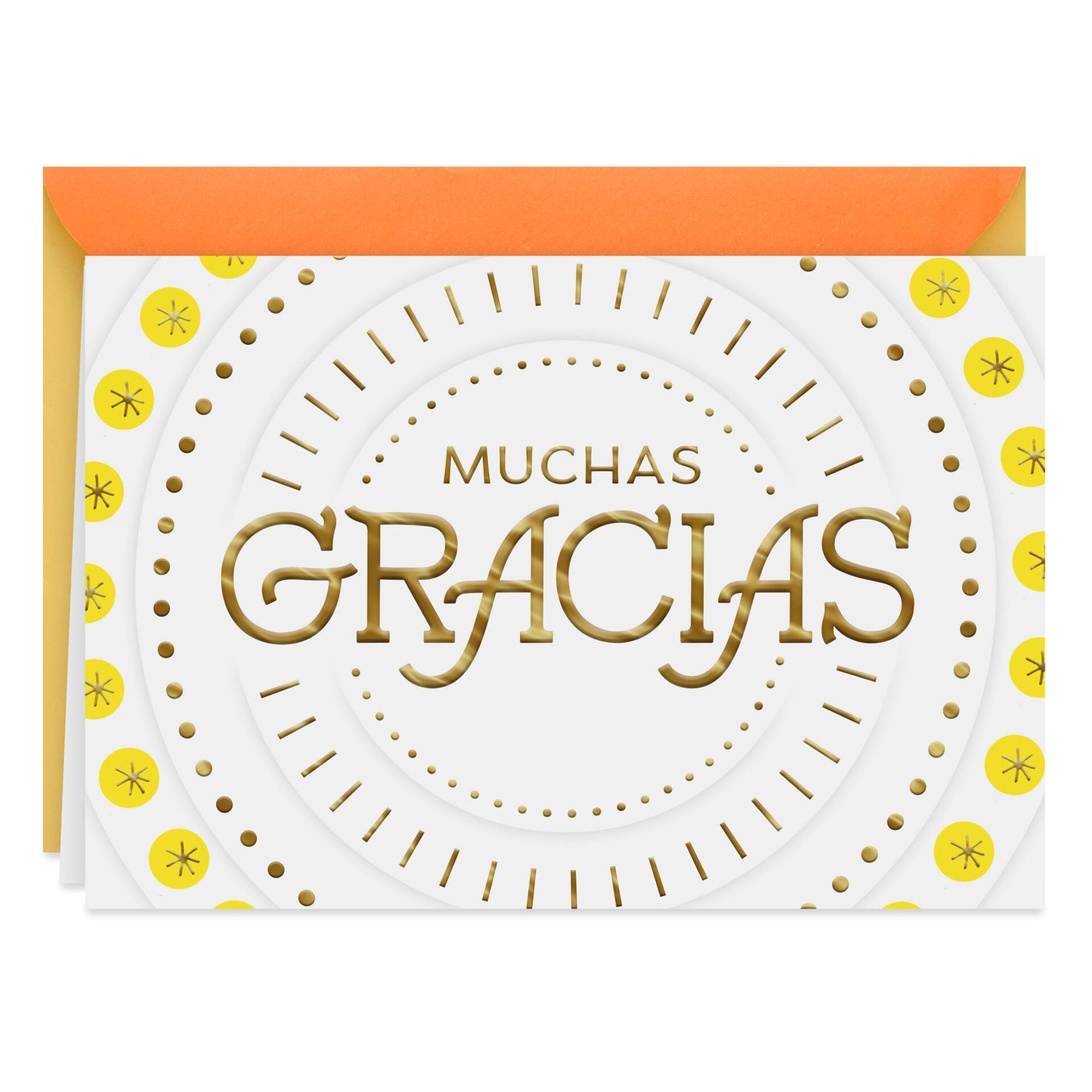 Muchas Gracias SpanishLanguage Thank You Card Greeting