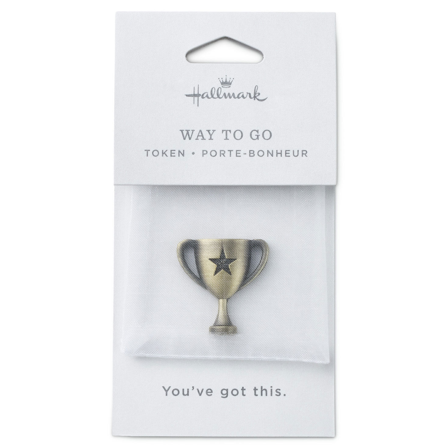 Way to Go Trophy Antiqued Metal Pocket Token package front image number 5