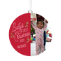 Baby's First Christmas Personalized Text and Vertical Photo Ceramic Ornament, , large image number 4