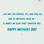 So Glad I Adopted You Mother's Day Card From the Cat, , large image number 2