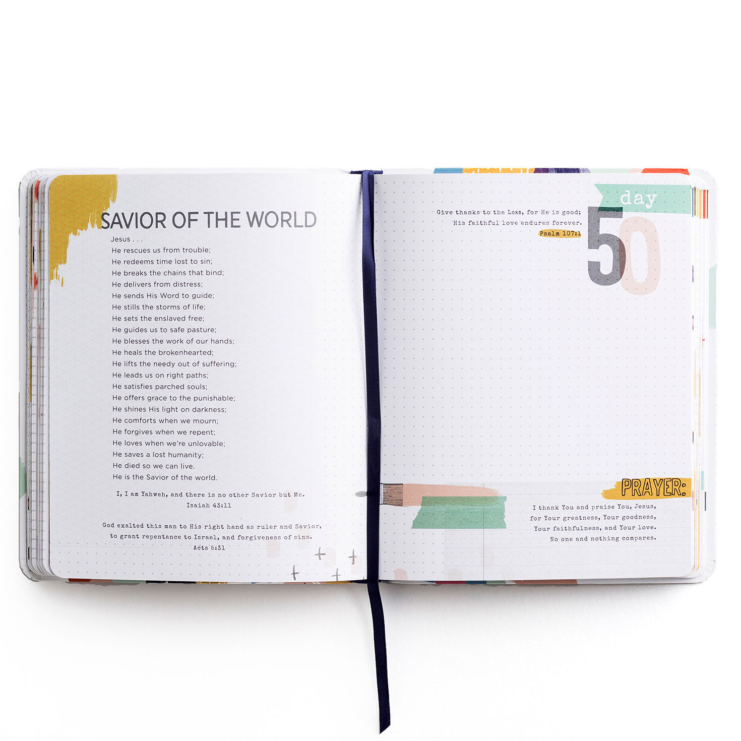 100 Days of Grace & Gratitude Devotional Journal inside spread image number 4