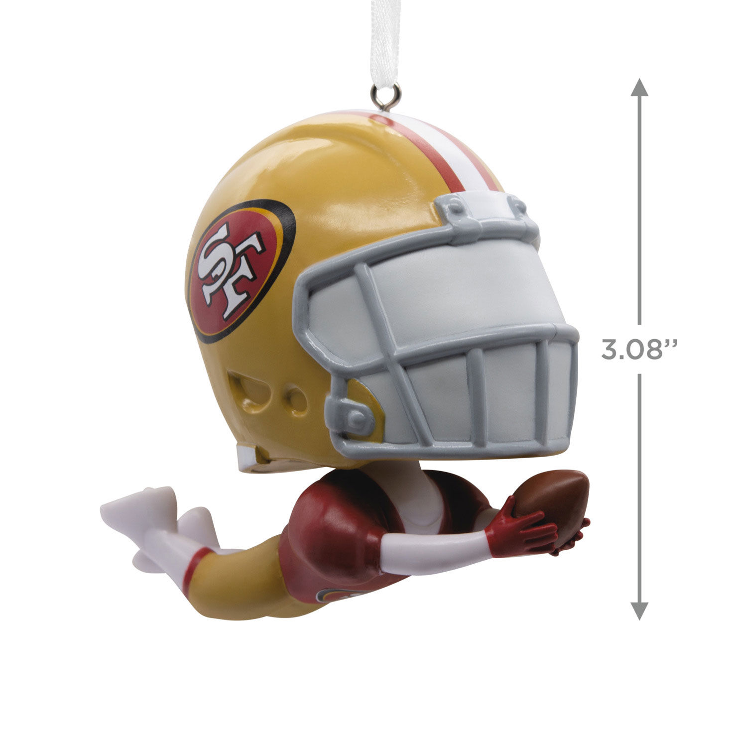 NFL San Francisco 49ers Bouncing Buddy Hallmark Ornament, , large image number 3