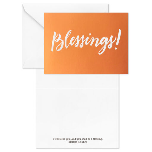 Blessings Religious Blank Note Cards, Pack of 10, 