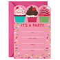 Three Sweet Cupcakes Party Invitations, Pack of 10, , large image number 3