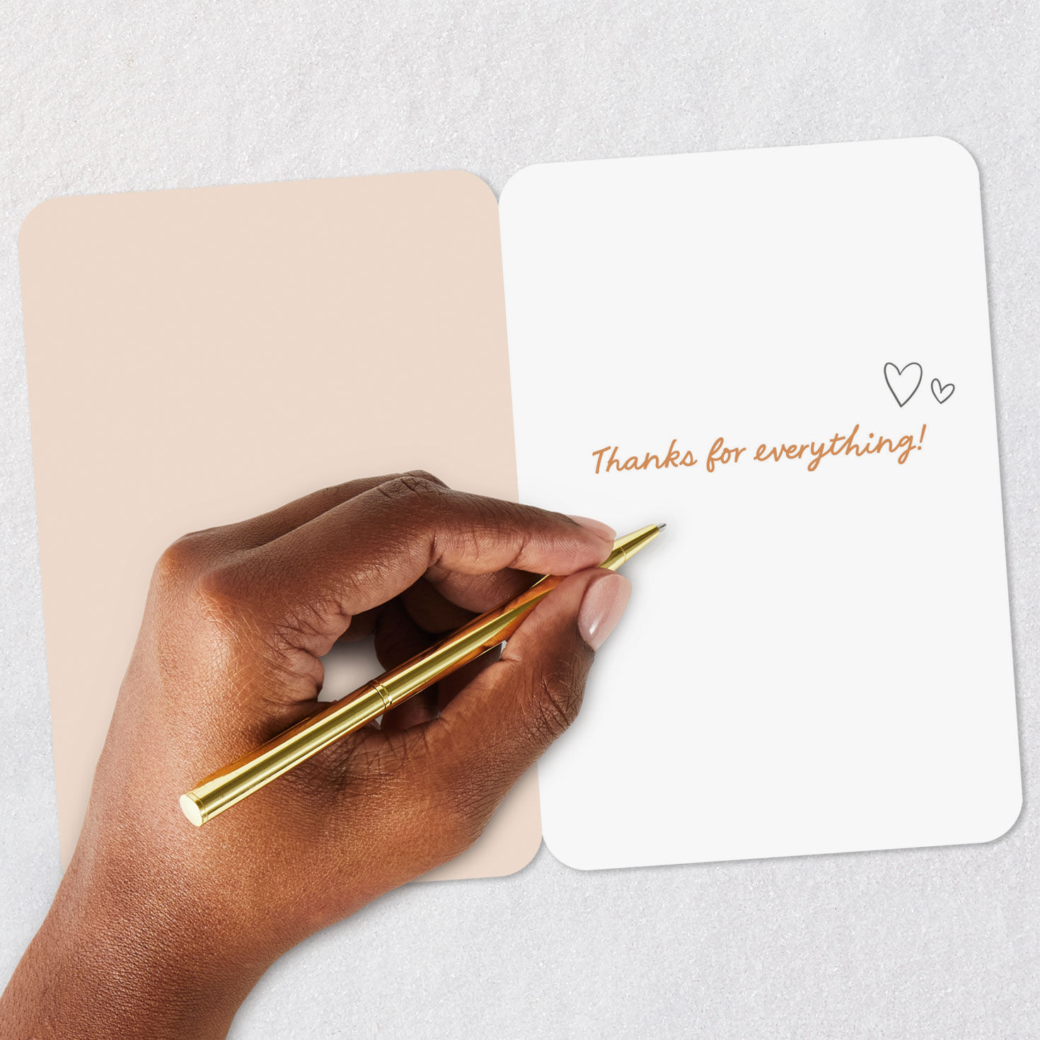 Cute Cinnamon Roll Character Thank You Card Signing card image number 6