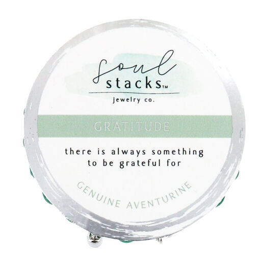 Soul Stacks Gratitude Beaded Stretch Bracelets, Set of 3, 