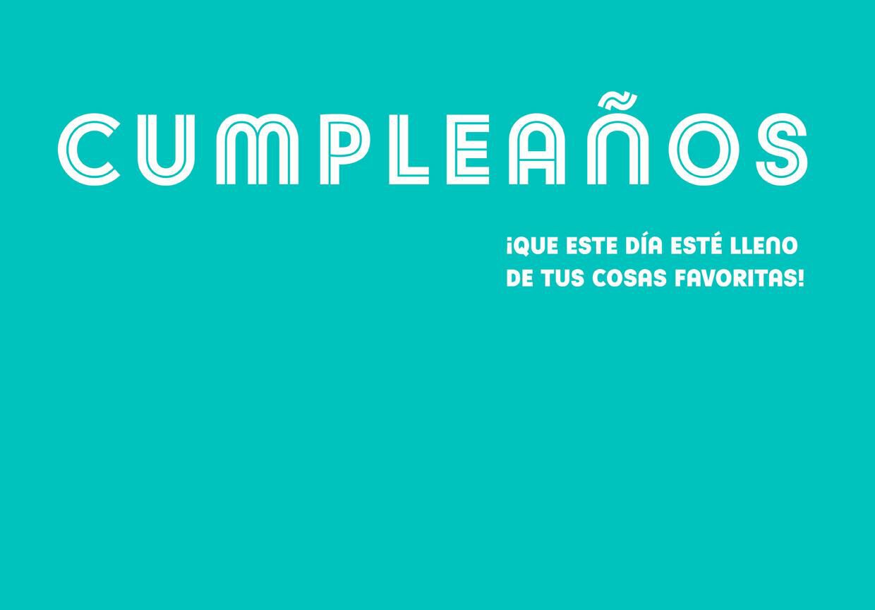 Ice Cream Scoops Large Spanish-Language Birthday Card, 12"