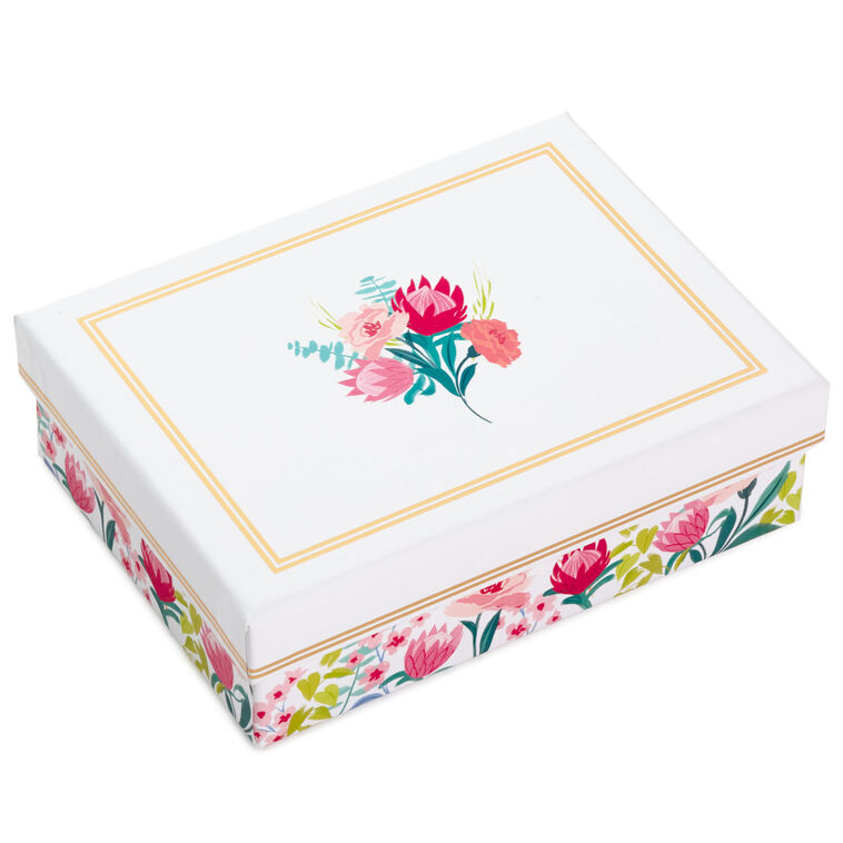 Pretty Floral Assorted Blank Thank-You Notes in Box packaging image number 2