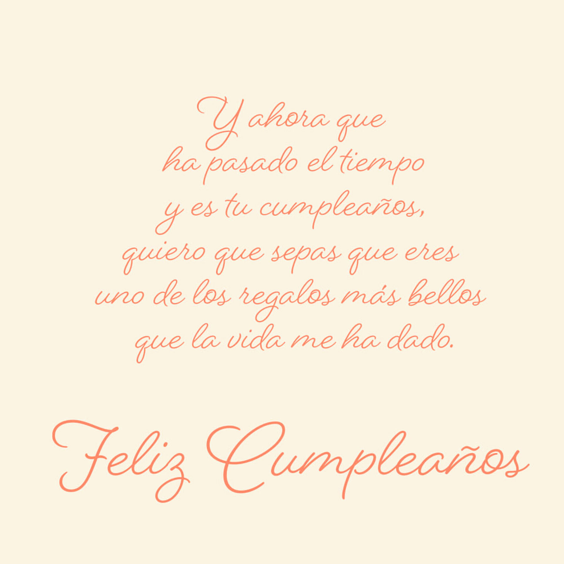 Just Sister to Sister Spanish-Language Birthday Card Just Sister to Sister Spanish-Language Birthday Card