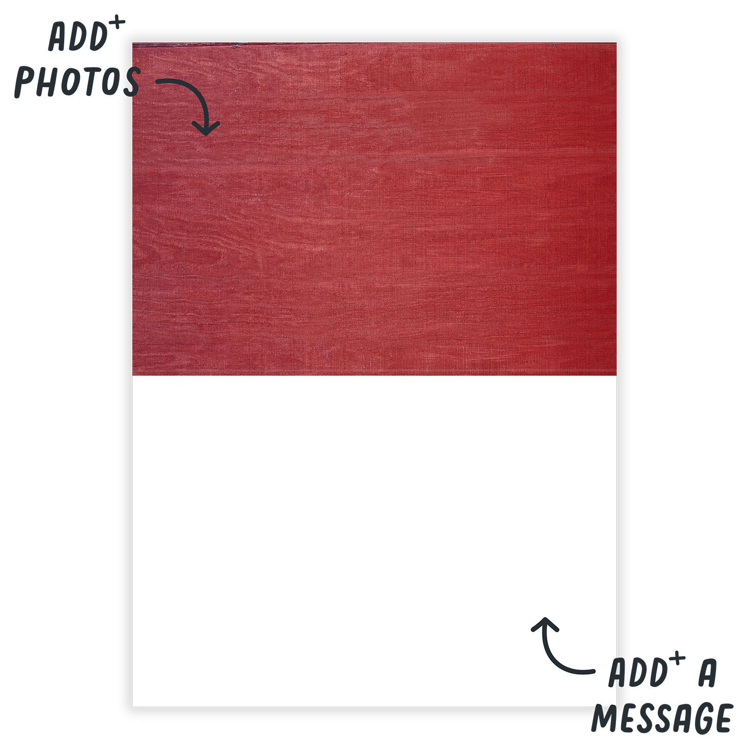 Rustic Heart Collage on Red eCard, , large image number 4