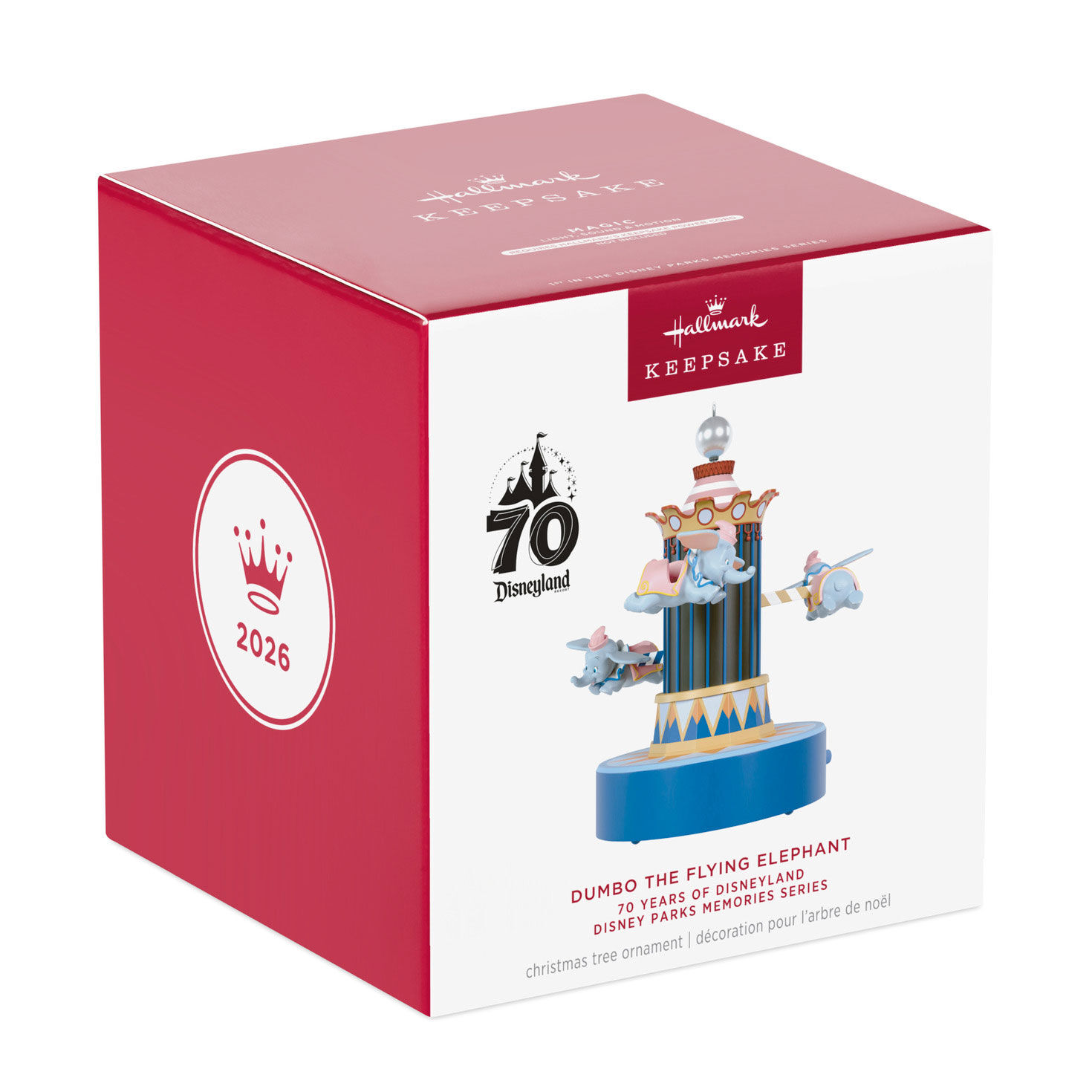 Disney Parks Dumbo Ride Keepsake Ornament package front image number 7