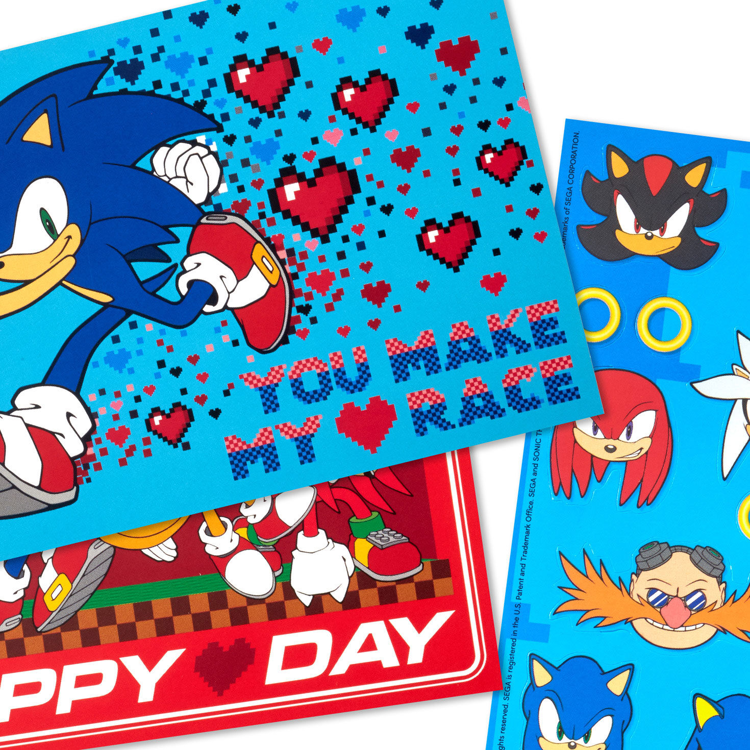 Sonic the Hedgehog Fun-Filled Kids Assorted Valentines With Sticker Sheets, Pack of 24, , large image number 5