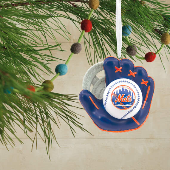 MLB New York Mets™ Baseball Glove Hallmark Ornament, , large image number 2