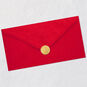 Squirrel Drummer Boy Carol Christmas Card Envelope Back with Seal image number 8