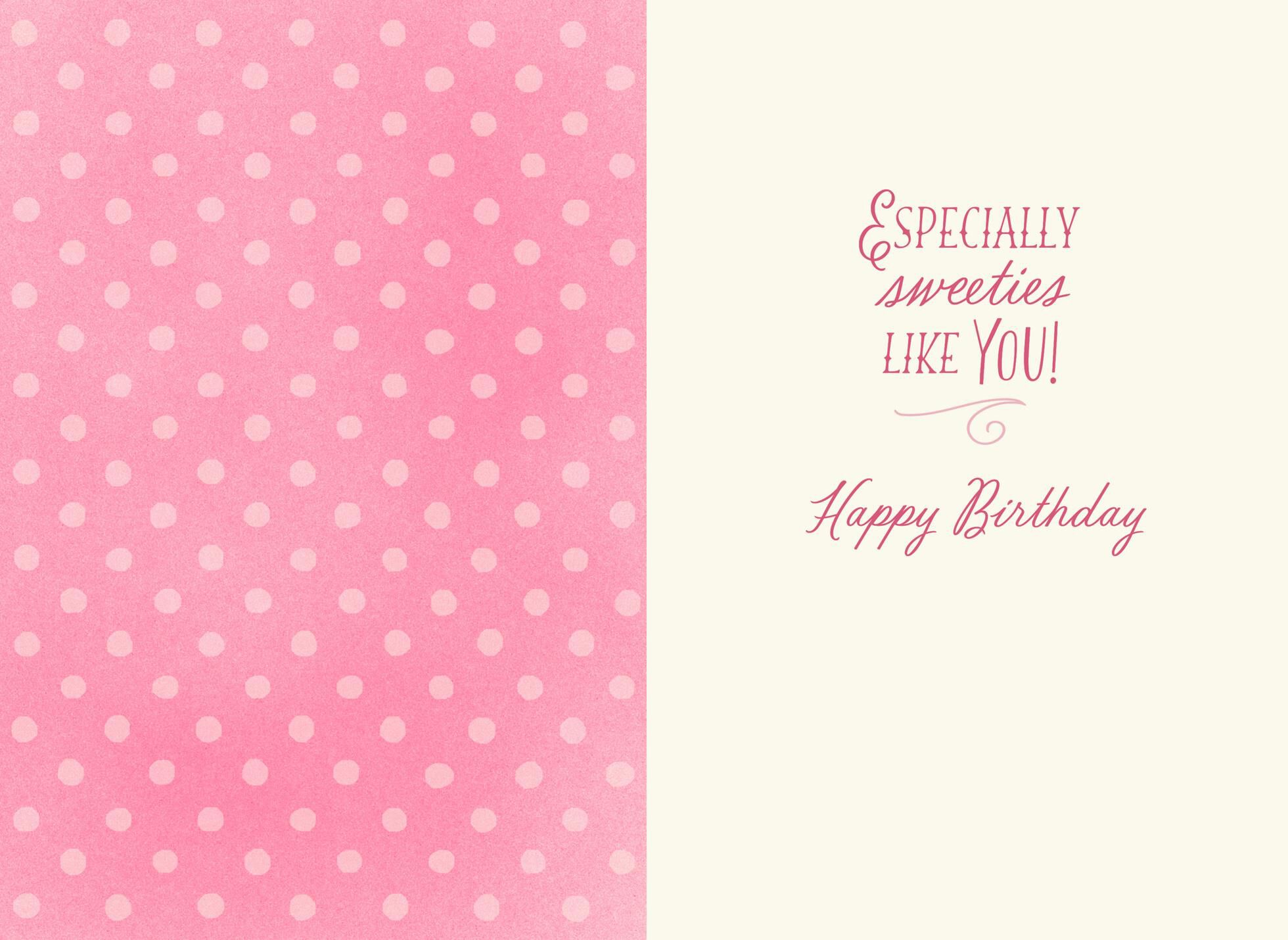 Sweeties Like You Birthday Card for Granddaughter