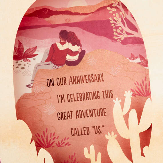 Celebrating Our Great Adventure Anniversary Card for Him, , large image number 6