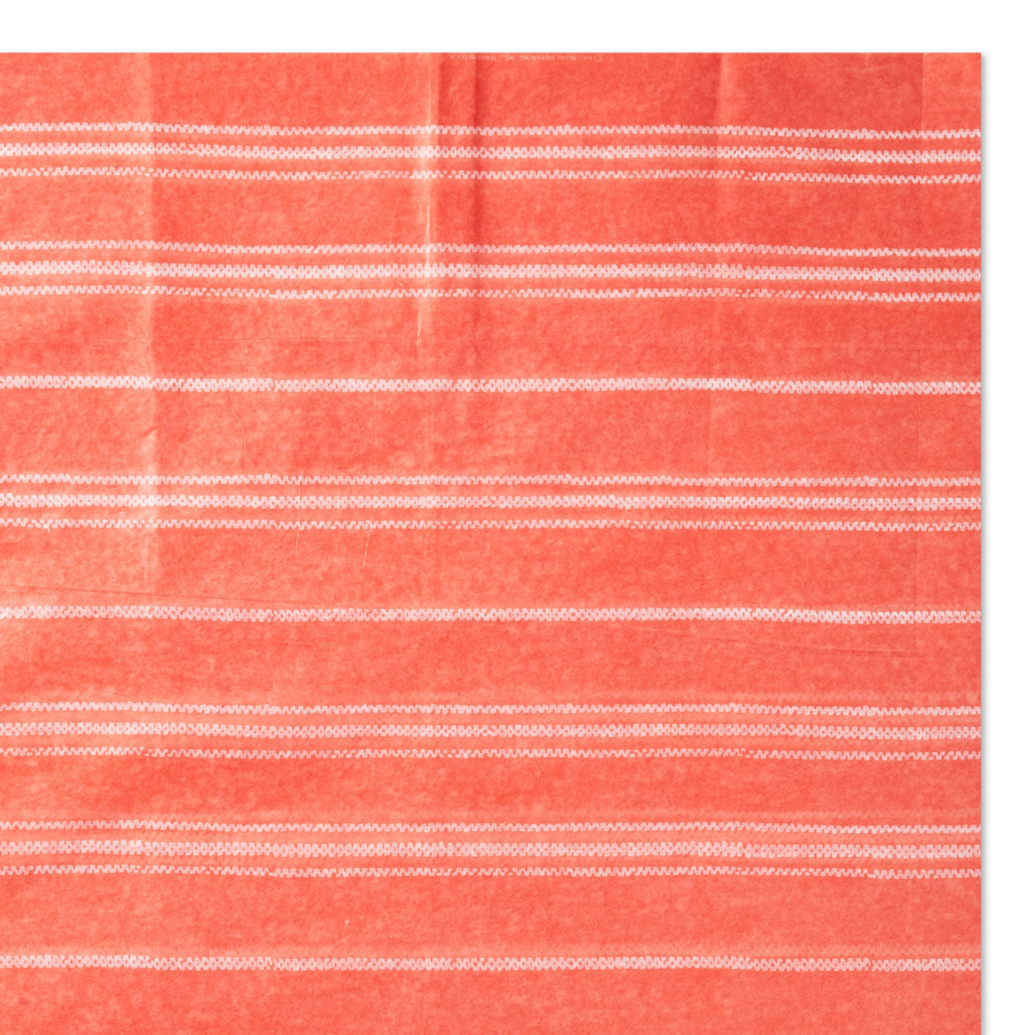 White Stripes on Coral Tissue Paper, 6 sheets, , large image number 3