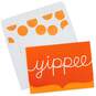 Orange Yippee Bubble Blank Note Cards, Box of 10, , large image number 1