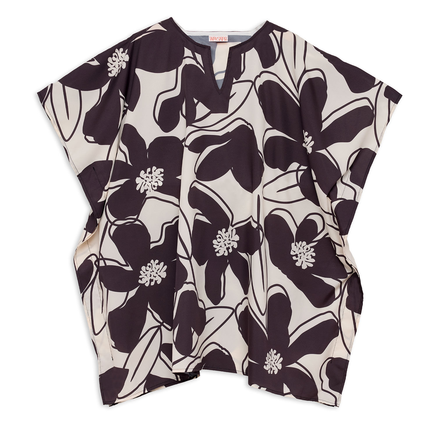 WerkShoppe Black Daisy Halftan Cover-Up Dress