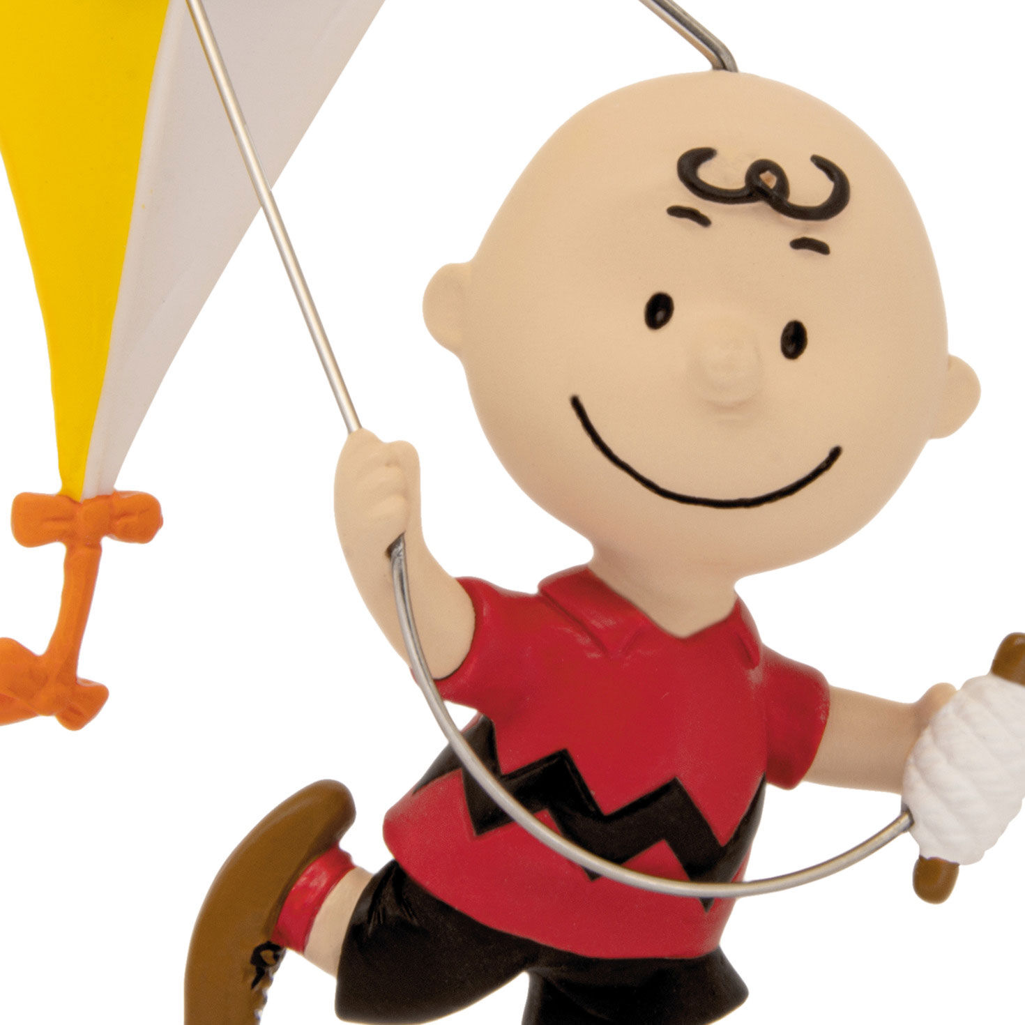 Charlie Brown With Kite Christmas Ornament closeup view image number 5