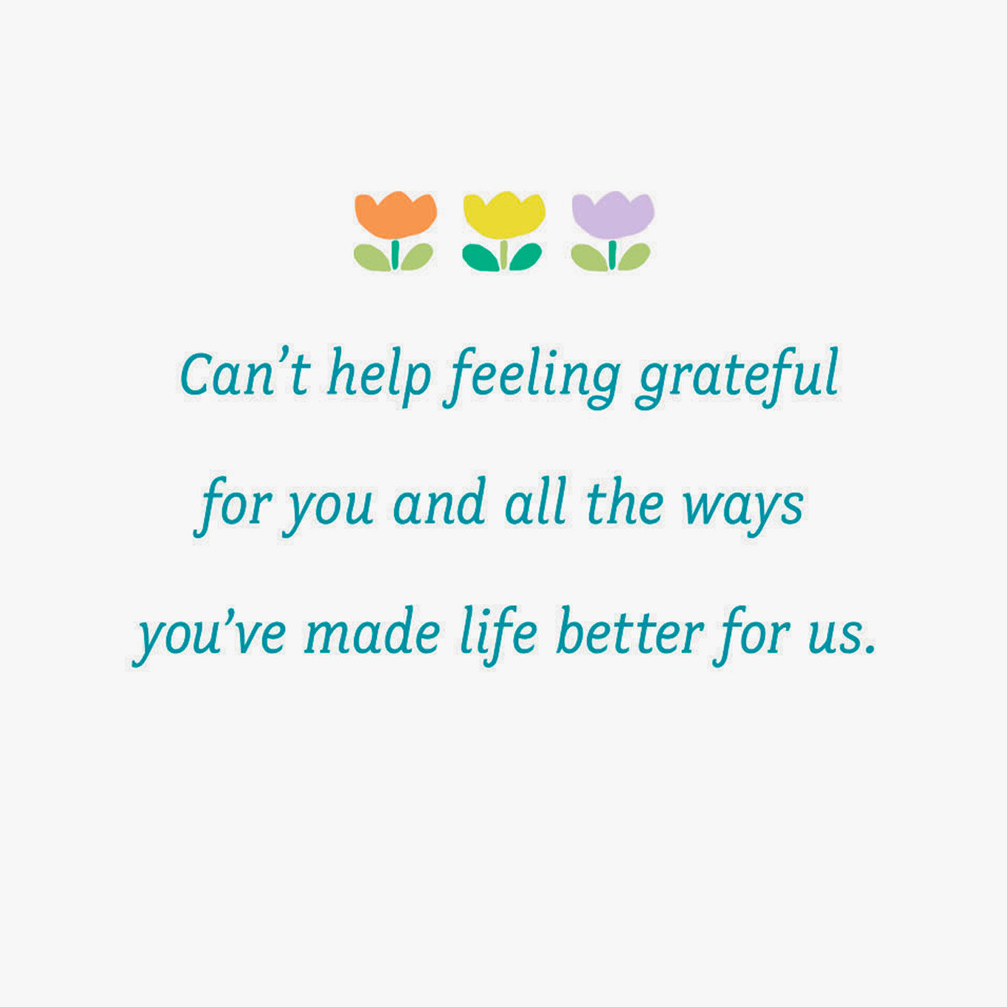 Abstract Tulips on Yellow Easter Card for Parents Sentiment image number 2