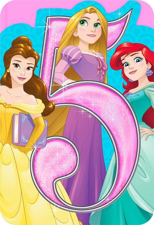 Disney Princess Musical 5th Birthday Card Greeting Cards Hallmark