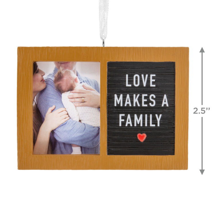 Letter Board Picture Frame Christmas Ornament measurement image number 3