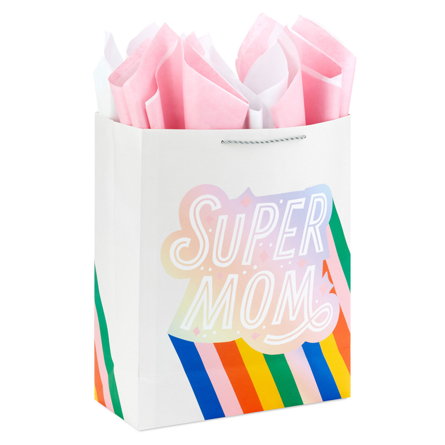 15.5" Super Mom Extra-Large Gift Bag With Tissue Paper for only USD 6.99 | Hallmark